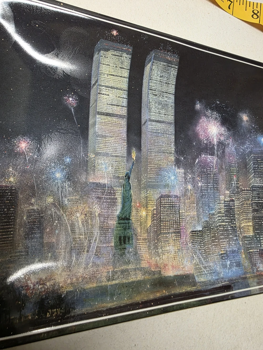 Bradford Exchange In Their Glory Peter Ellenshaw Twin Towers 9/11 Plate 2002